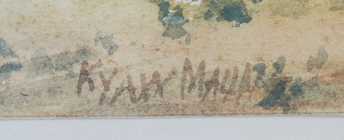 Kyaw Maung Watercolor on Paper