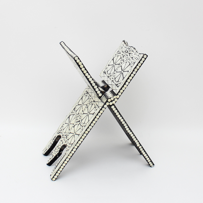 Folding Qur'an Stand With Mother of Pearl Inlay