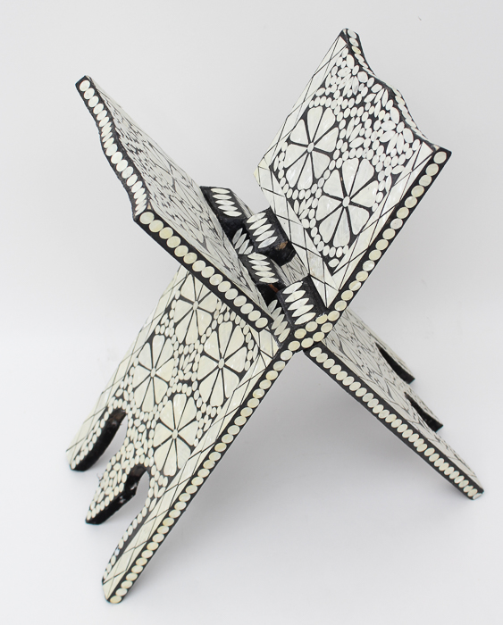 Folding Qur'an Stand With Mother of Pearl Inlay