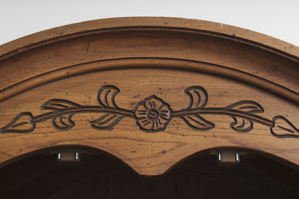 Vintage Armoires With Desk by Hickory Manufacturing Co.