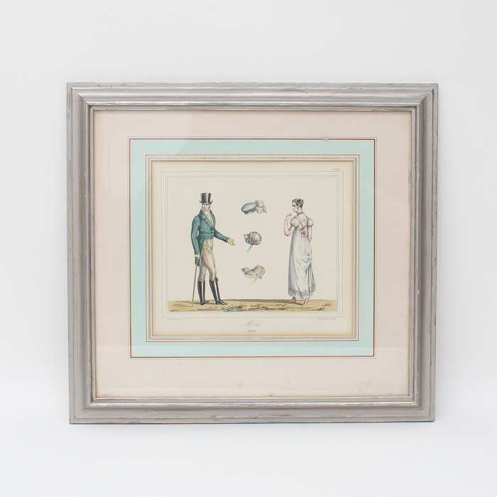 After Horace de Viel-Castel Lithograph Print "Modes for 1809"