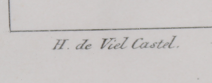 After Horace de Viel-Castel Lithograph Print "Modes for 1809"