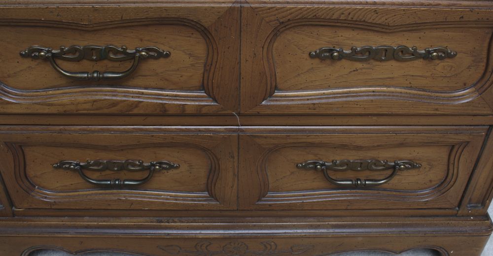 Vintage Armoires With Desk by Hickory Manufacturing Co.