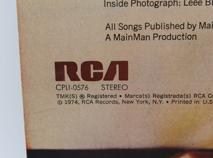 "Space Oddity" and Other David Bowie LPs