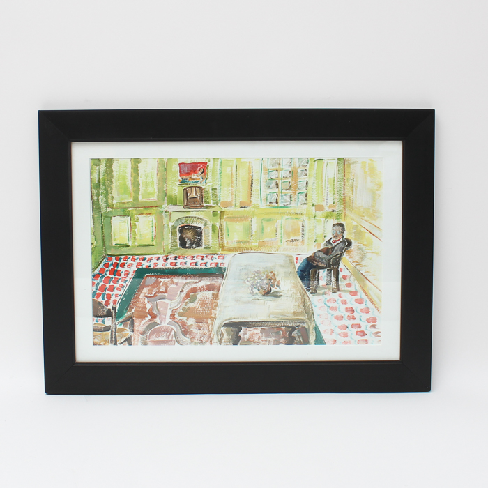 Gouache Painting on Paper