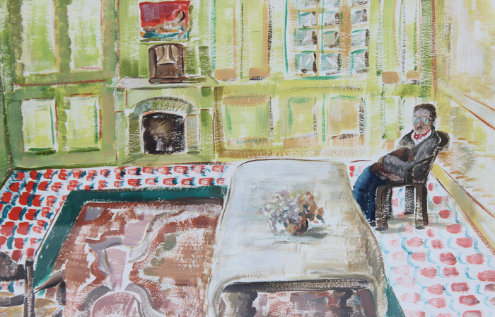 Gouache Painting on Paper