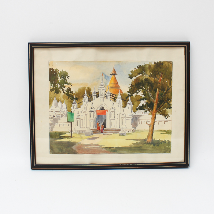 Watercolor Painting on Paper