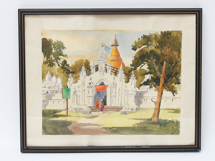 Watercolor Painting on Paper