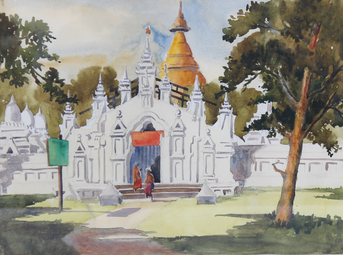 Watercolor Painting on Paper