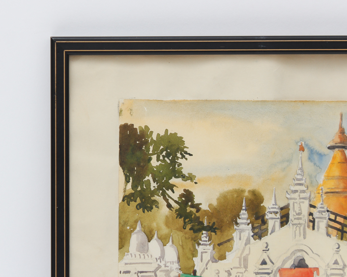 Watercolor Painting on Paper