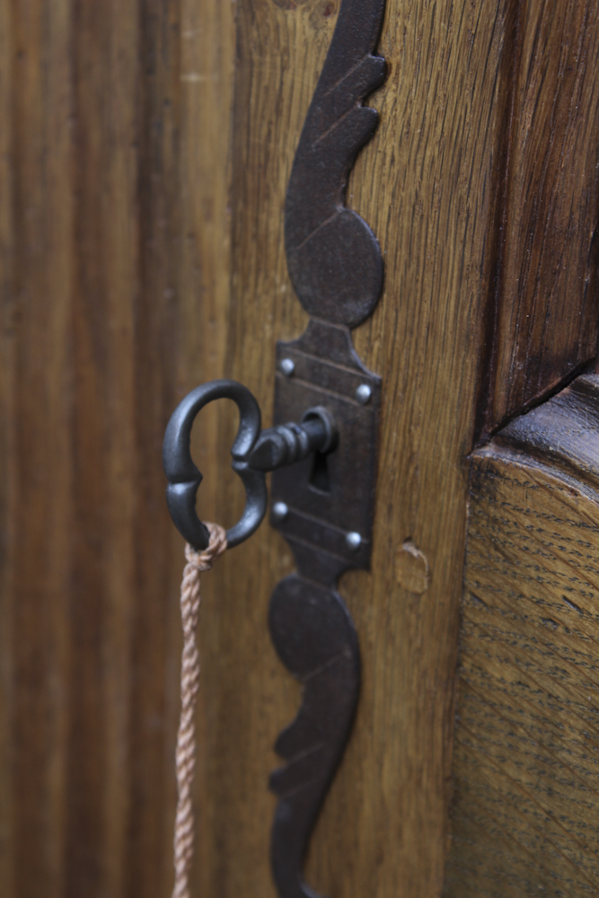 Antique Louis XV Style Oak Armoire