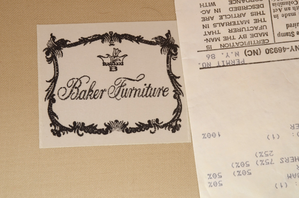 Baker Curved Lounge Chair