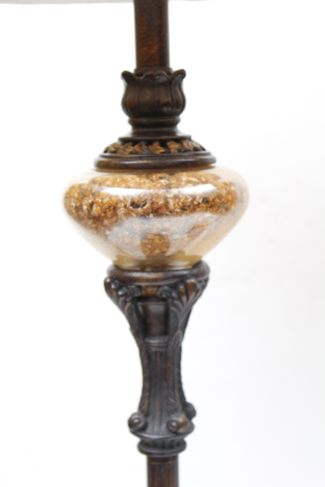 Metal and Glass Accent Lamps