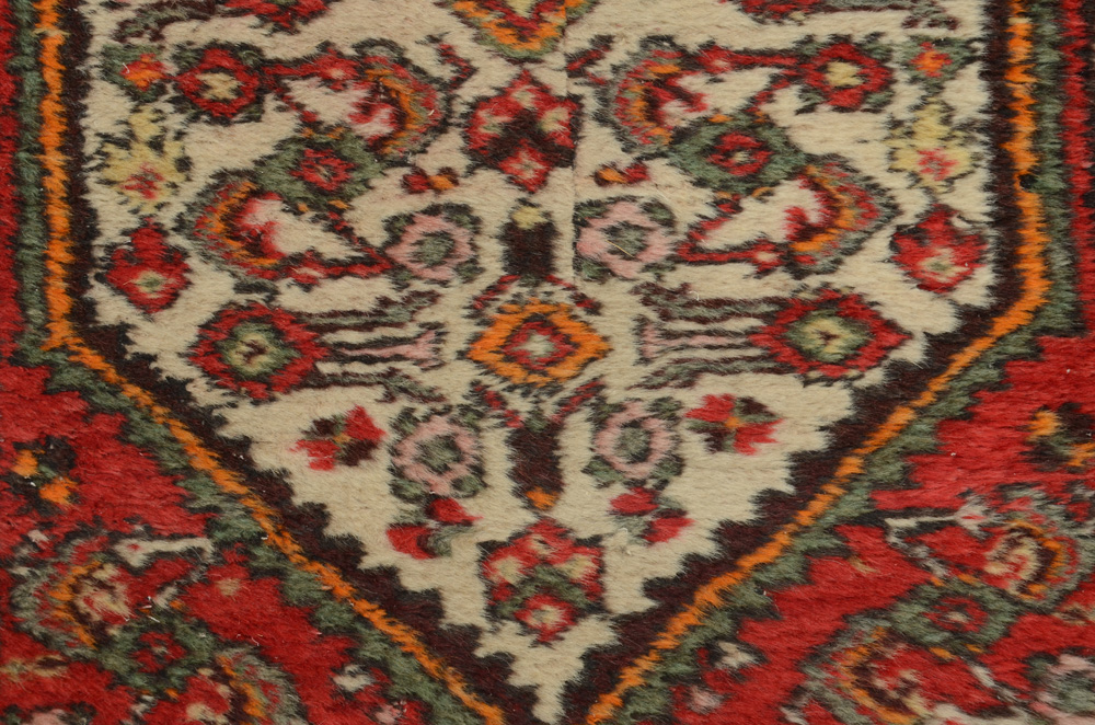 Vintage Hand-Knotted Persian Accent Rug