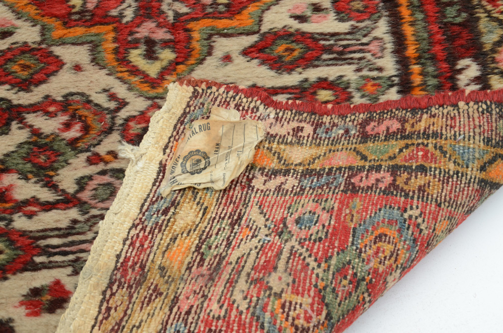 Vintage Hand-Knotted Persian Accent Rug