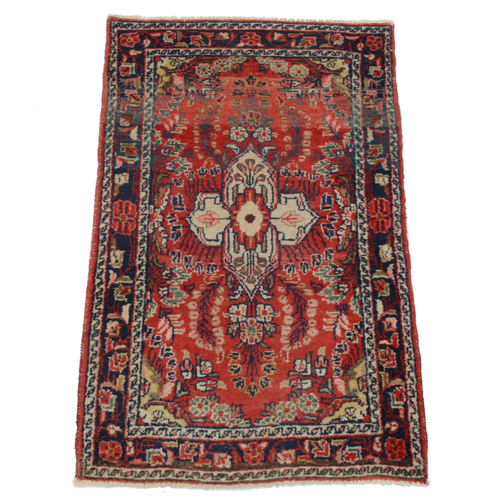 Persian Hand-Knotted Accent Rug