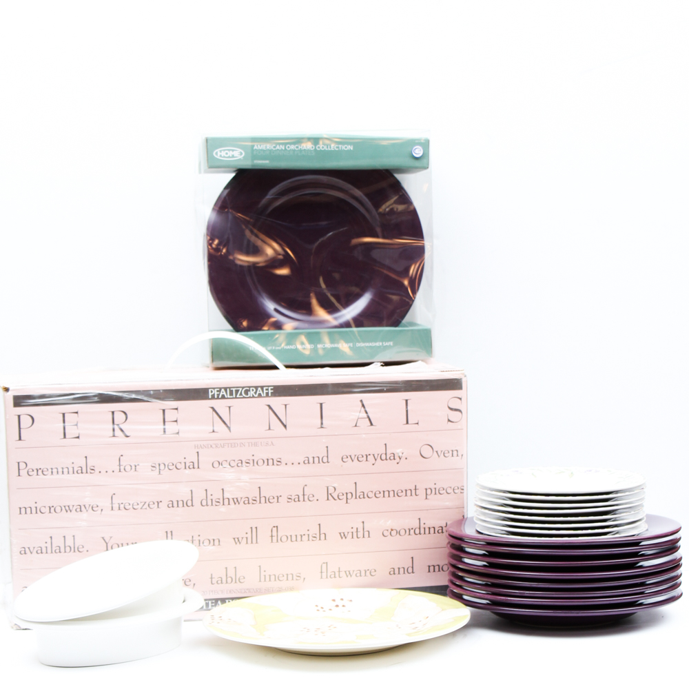 Tableware Assortment Featuring Pflatzgraff