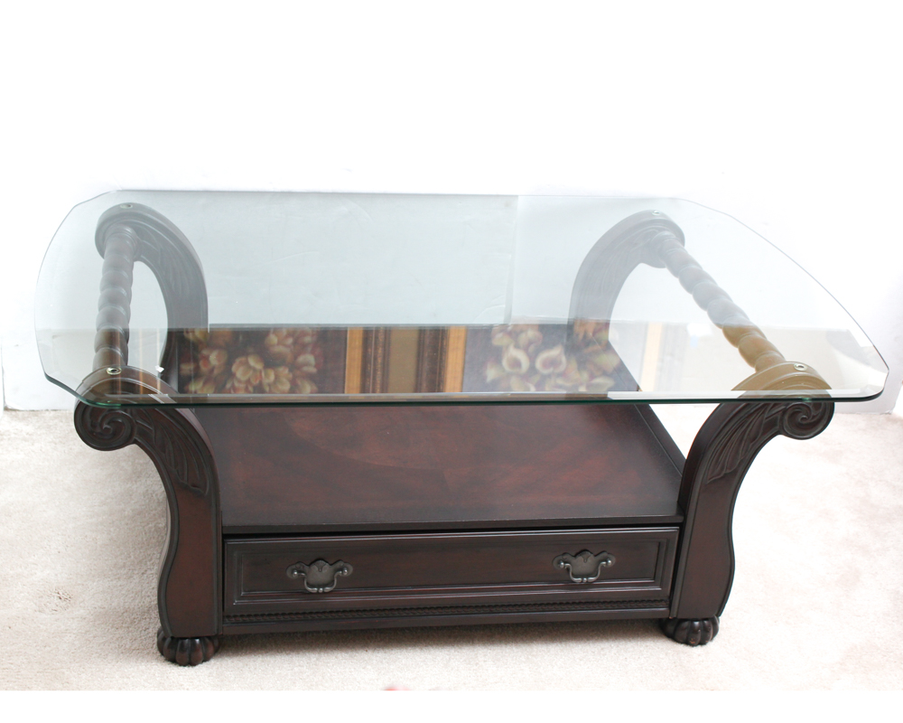 Glass Top Coffee Table