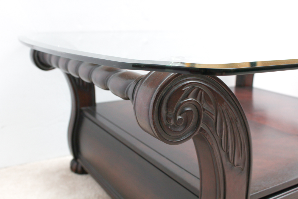 Glass Top Coffee Table