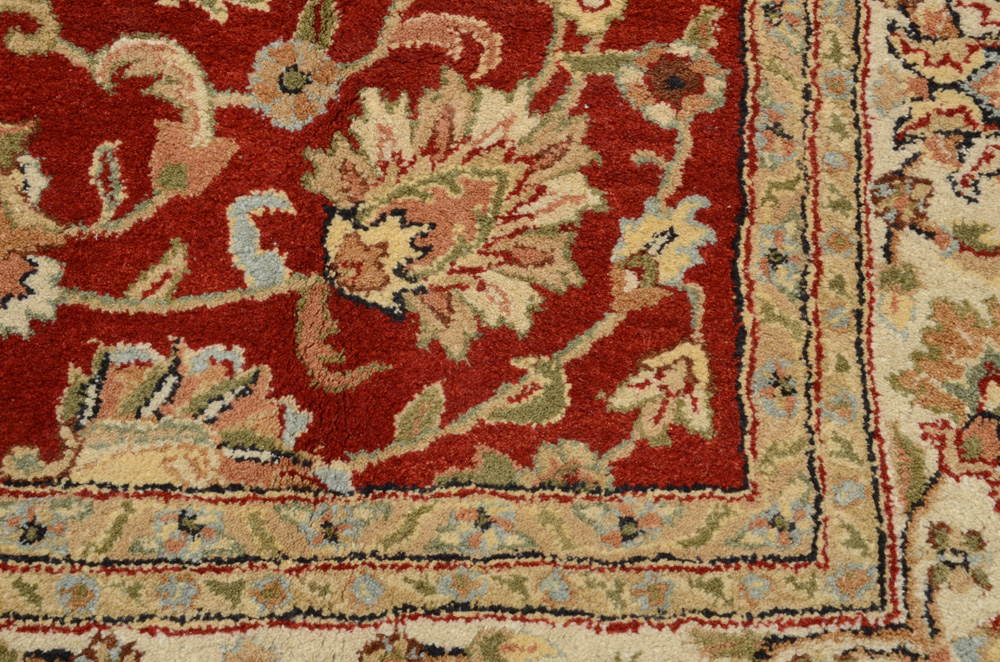Tufted Indian Floral Area Rug