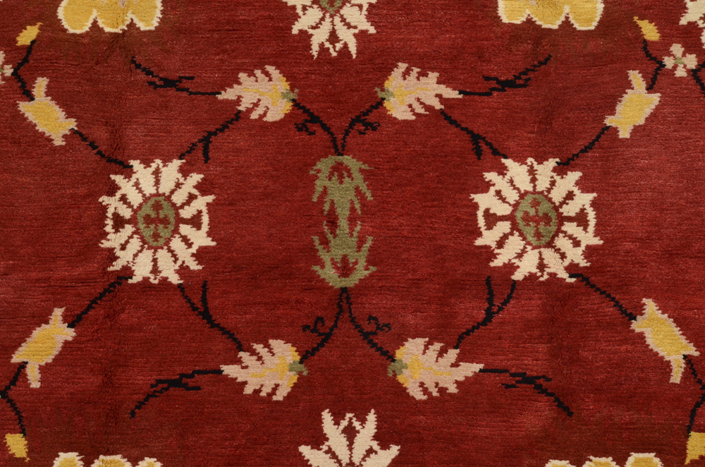 Hand-Woven Nepalese Area Rug