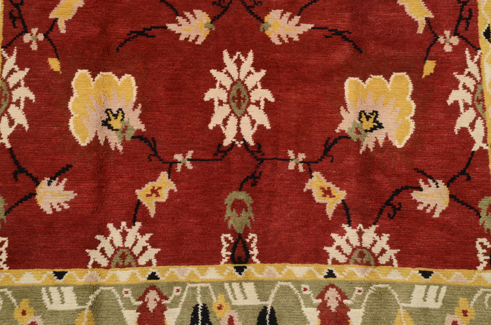 Hand-Woven Nepalese Area Rug