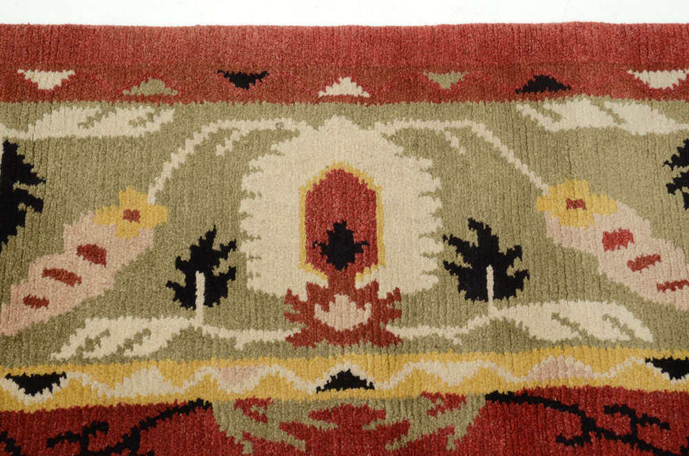 Hand-Woven Nepalese Area Rug