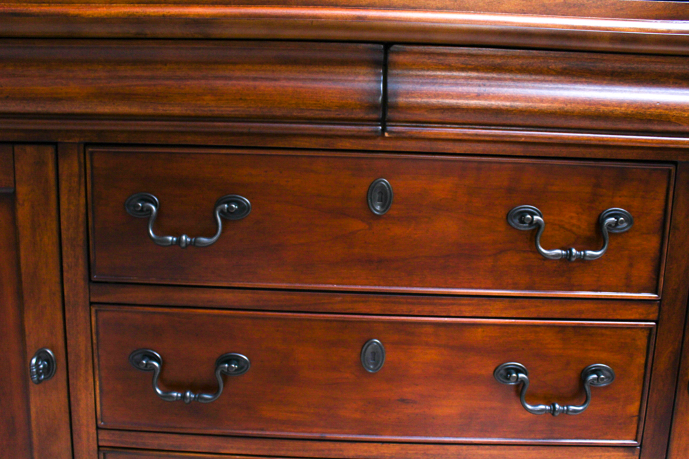 Liberty Furniture Cherry China Cabinet