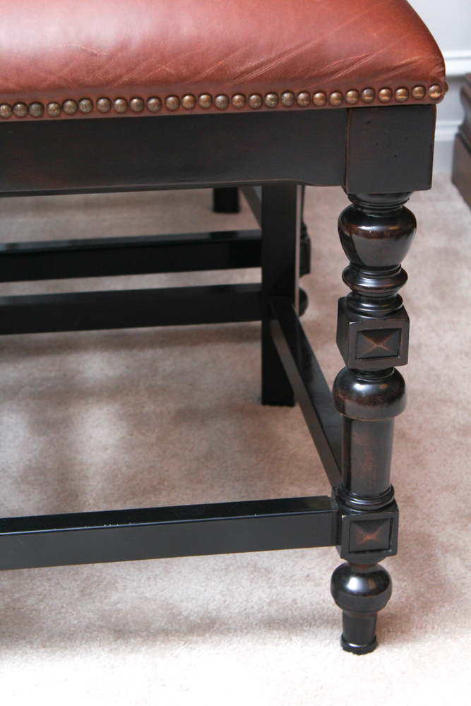 Leather Upholstered Breakfast Bar Chairs