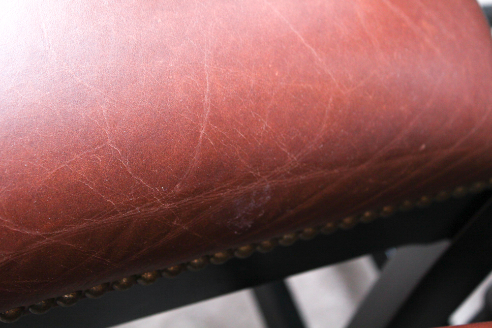 Leather Upholstered Breakfast Bar Chairs