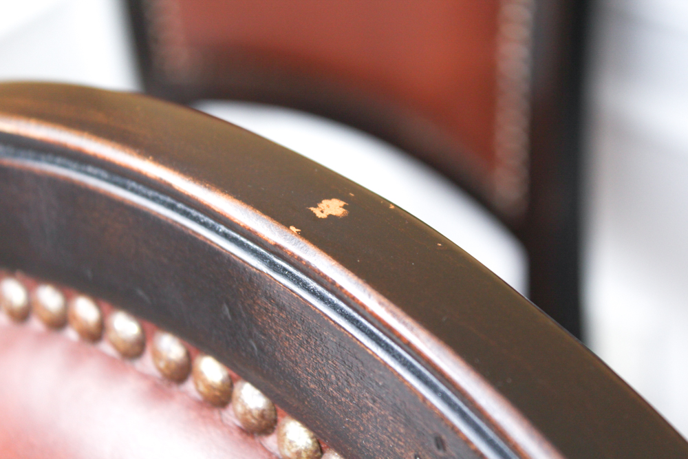 Leather Upholstered Breakfast Bar Chairs