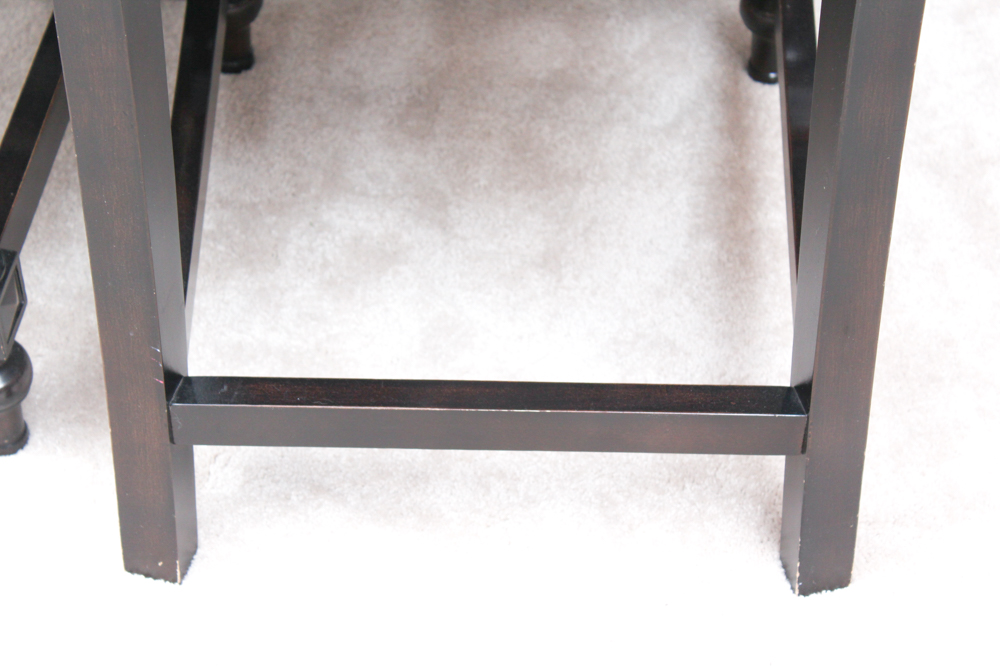 Leather Upholstered Breakfast Bar Chairs