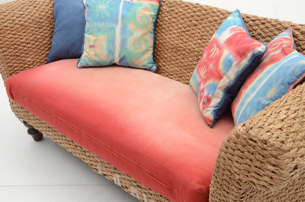 Woven Seagrass Sofa