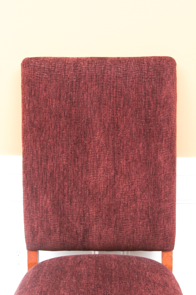 Oversized Wood and Upholstered Accent Chair