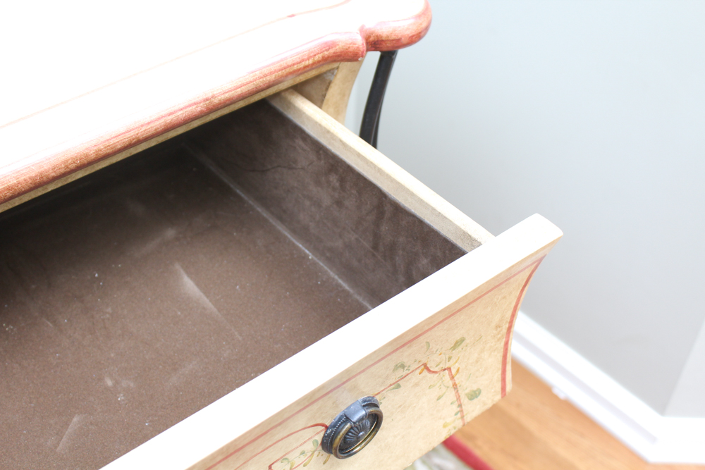 Hand Painted Bombe Style Chest