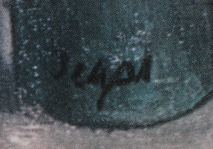 After Edgar Degas Offset Lithograph "The Dance Class"