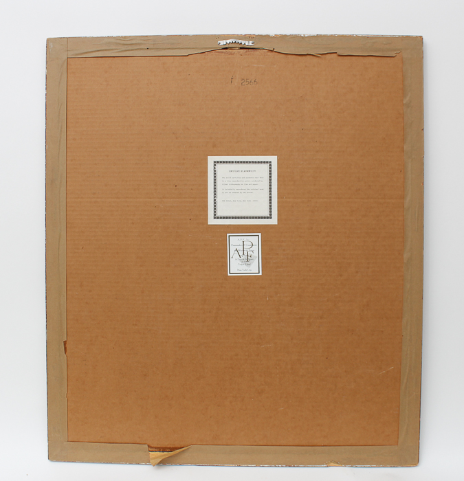 After Edgar Degas Offset Lithograph "The Dance Class"