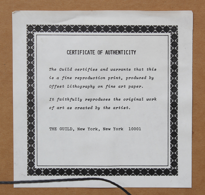 After Paul Cézanne Offset Lithograph Print on Paper