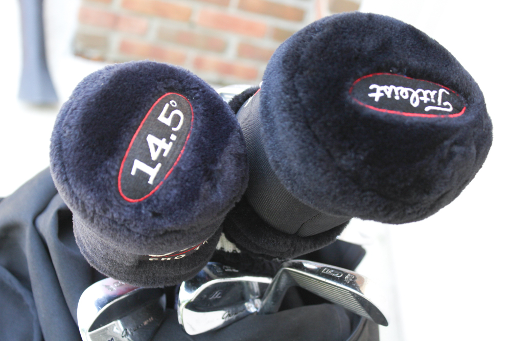 Golf Bag Filled With Mizuno Clubs