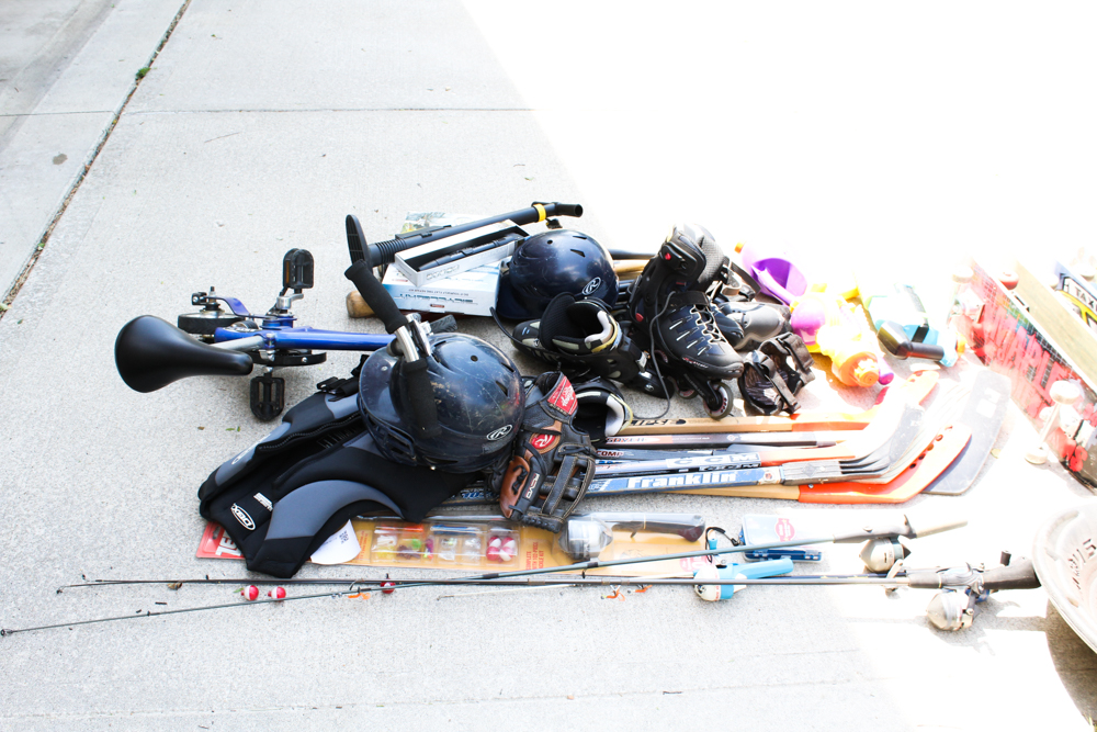 Outdoor Sports Equipment Assortment