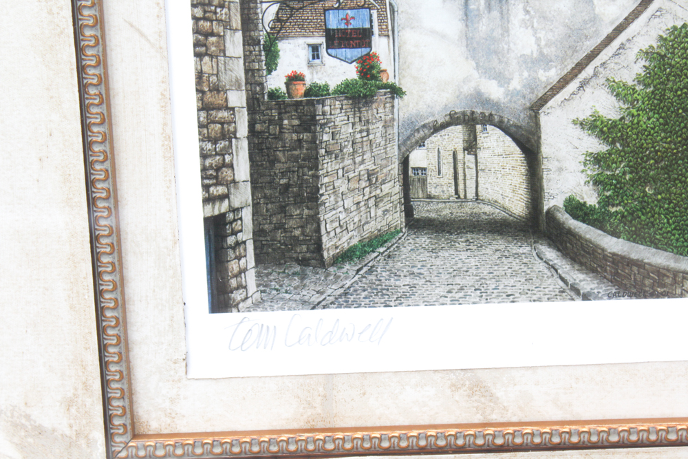 Tom Caldwell Offset Lithograph Collection