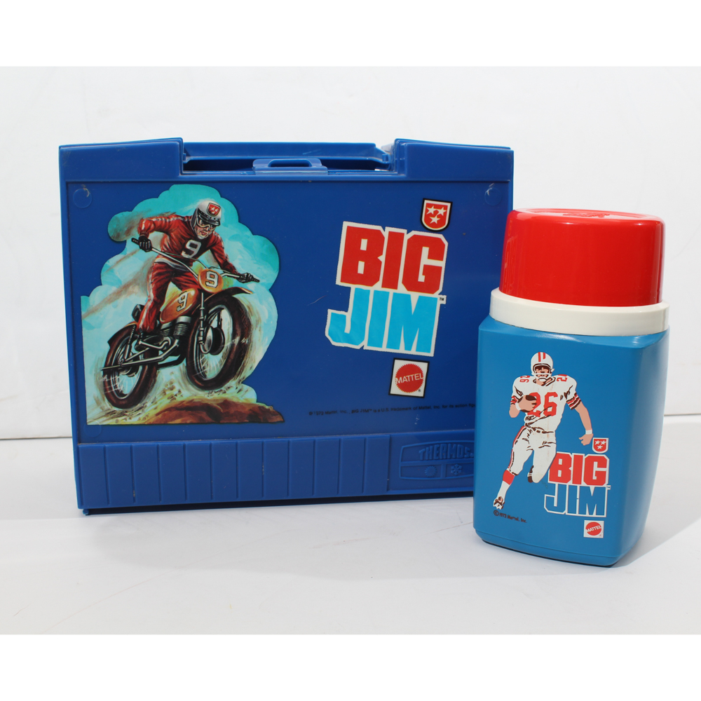 Mattel "Big Jim" Lunchbox and Thermos