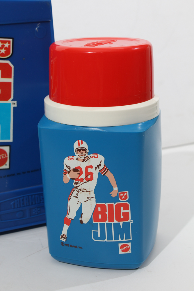 Mattel "Big Jim" Lunchbox and Thermos