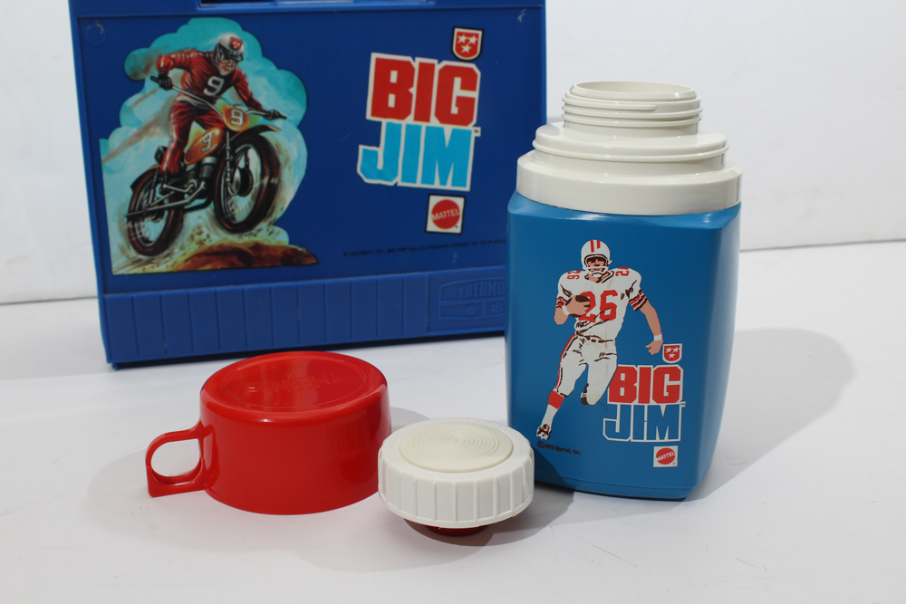 Mattel "Big Jim" Lunchbox and Thermos
