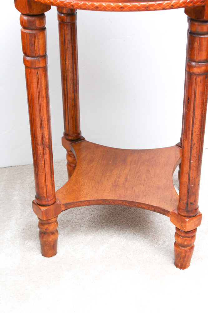 Cherry Stained Accent Table