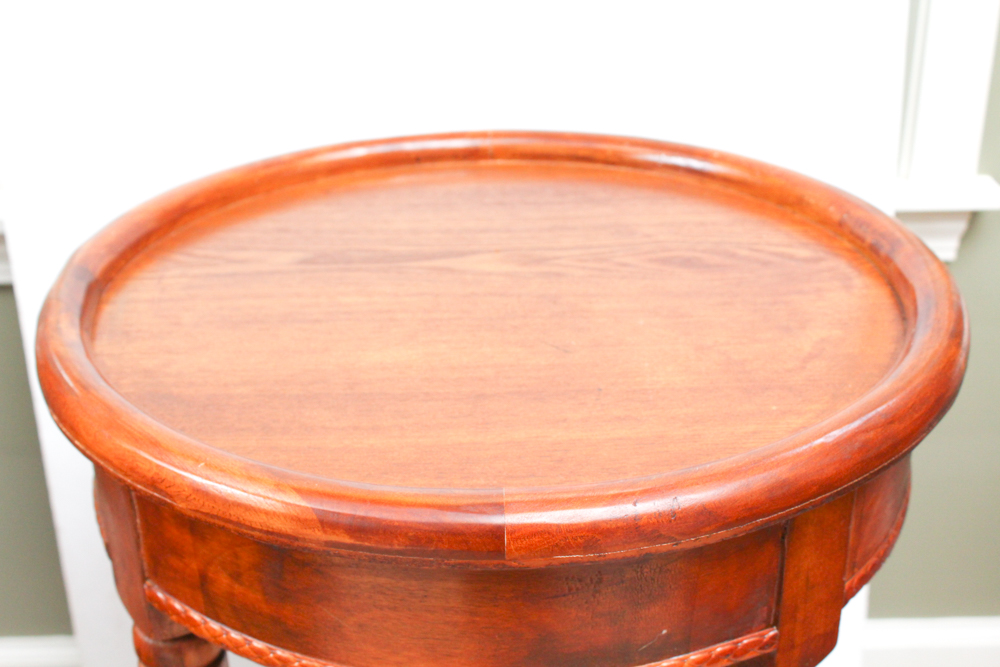 Cherry Stained Accent Table