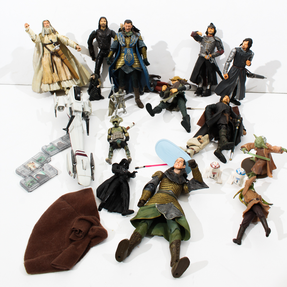 "Lord of the Rings" and "Star Wars" Action Figures