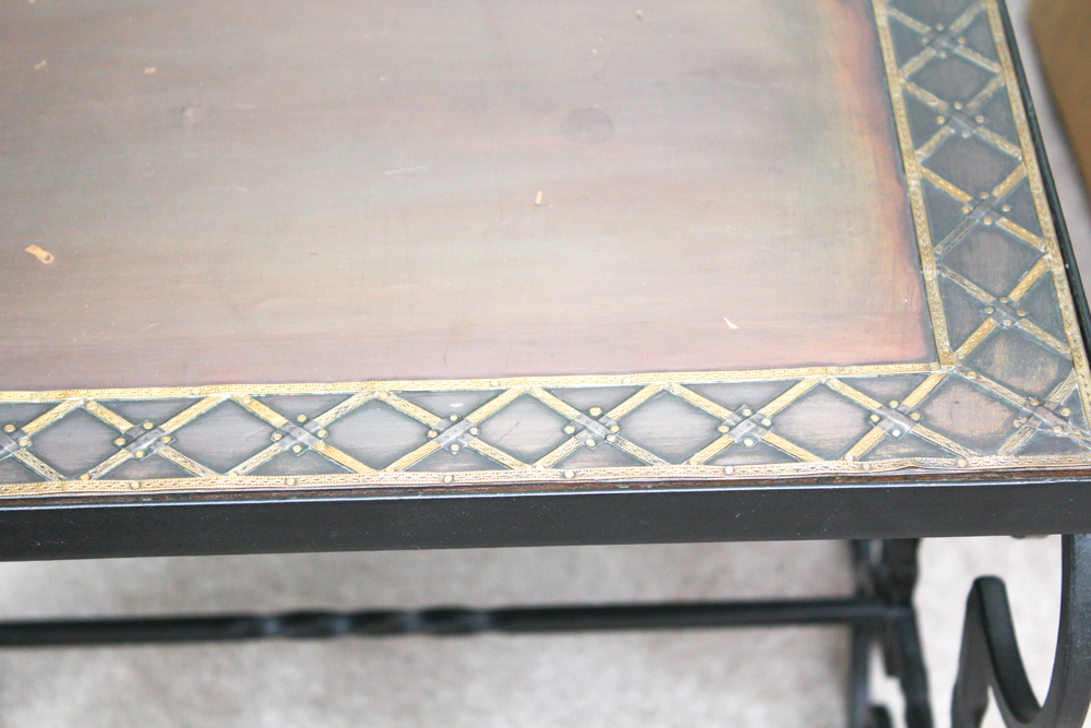 Copper Topped Nesting Tables
