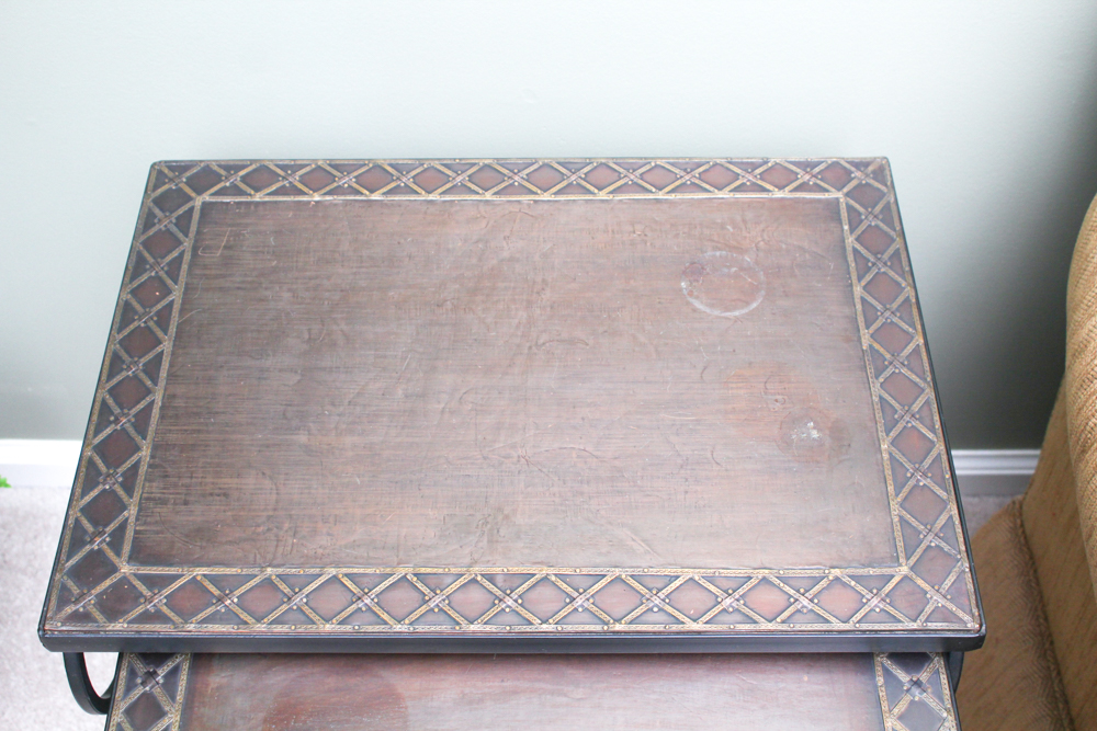Copper Topped Nesting Tables