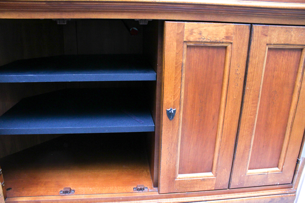 Hardwood Entertainment Cabinet by Hooker